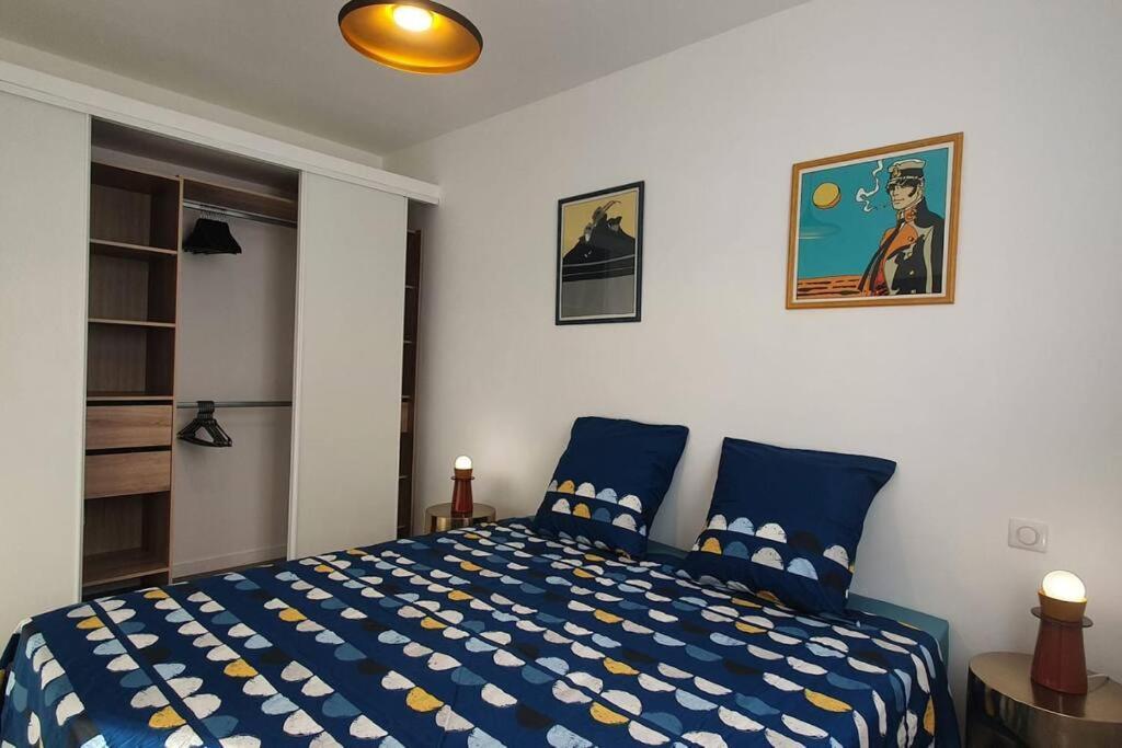 Bd Grosso Apt 4 Prs, 300M Plage, Clim, Parking Nice Eksteriør billede