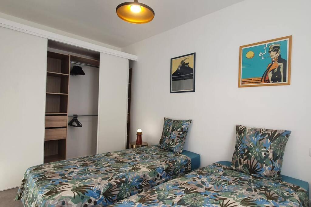 Bd Grosso Apt 4 Prs, 300M Plage, Clim, Parking Nice Eksteriør billede