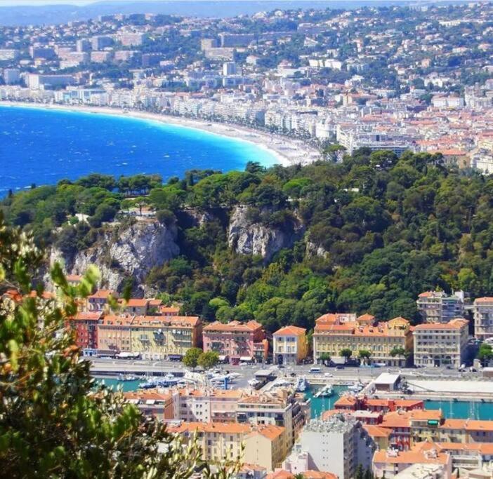 Bd Grosso Apt 4 Prs, 300M Plage, Clim, Parking Nice Eksteriør billede