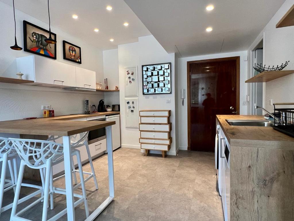 Bd Grosso Apt 4 Prs, 300M Plage, Clim, Parking Nice Eksteriør billede
